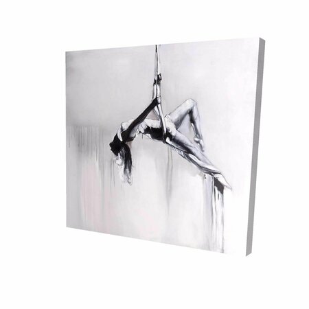 FONDO 16 x 16 in. Dancer on Aerial Contortion-Print on Canvas FO2788102